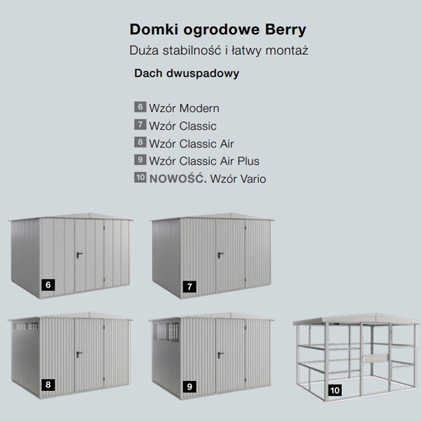 Domki Berry Dachy Dwuspadowe